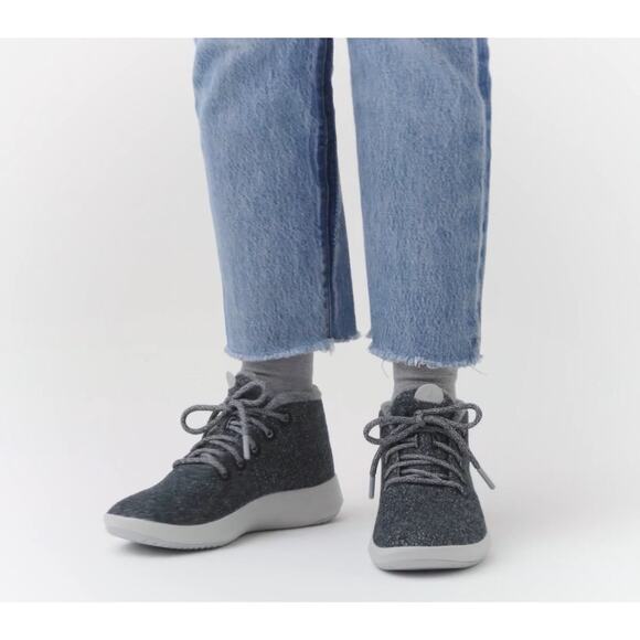 Allbirds Mizzle Wool Sneakers Size 5 Charcoal Gray - Picture 1 of 9